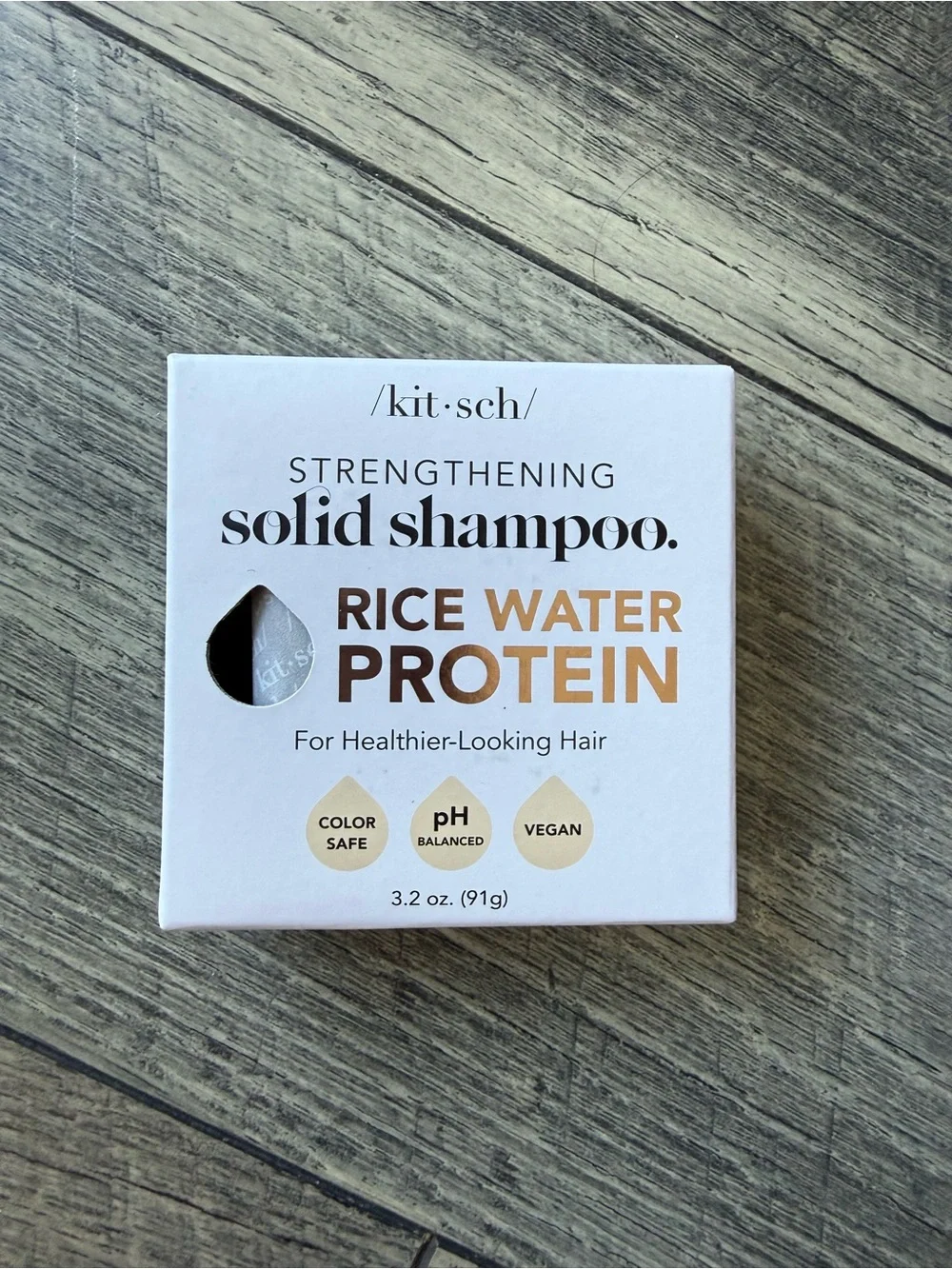 NEW Kitsch Rice Water Protein Strengthening Solid Shampoo Bar 3.2 oz